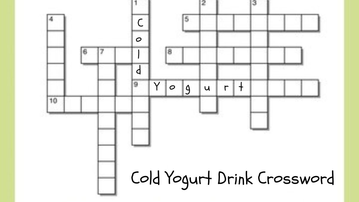 Cold Yogurt Drink Crossword